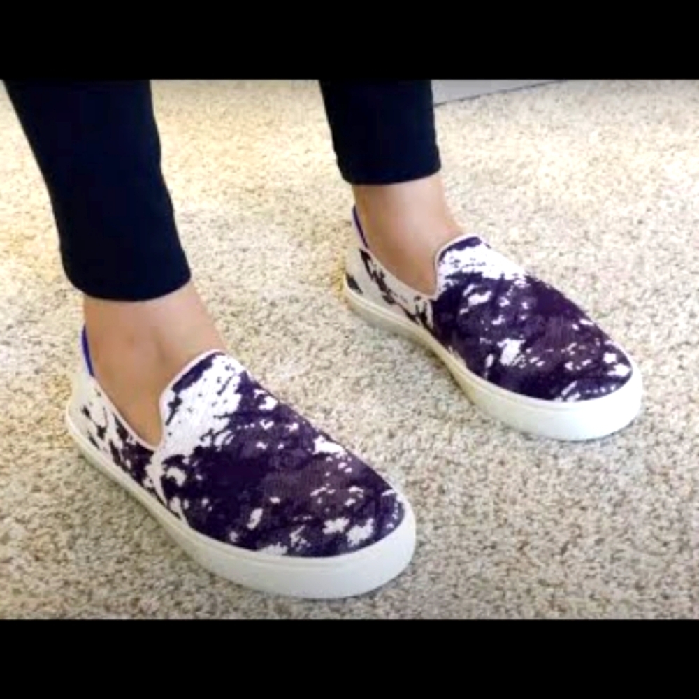 Rothy Ocean Iris Sneaker Size 9